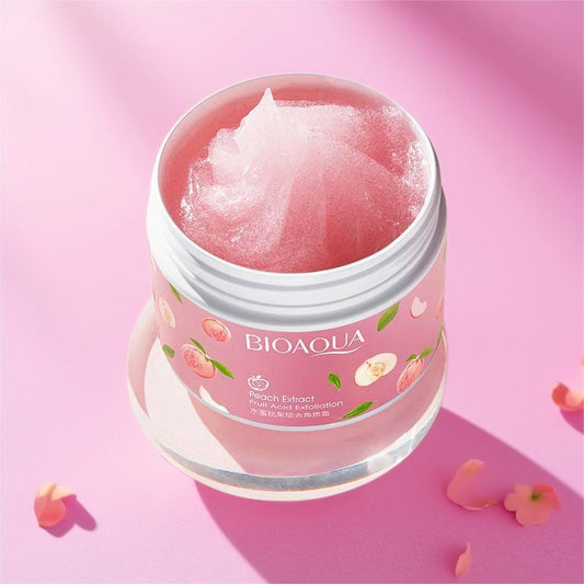Bioaqua Peach Extract Fruit Acid Exfoliating Face Gel Cream 140g - Aurivea